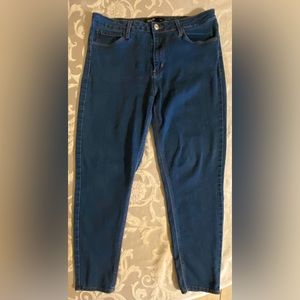 12P/31P Just Black dark navy high-waisted skinny jeans